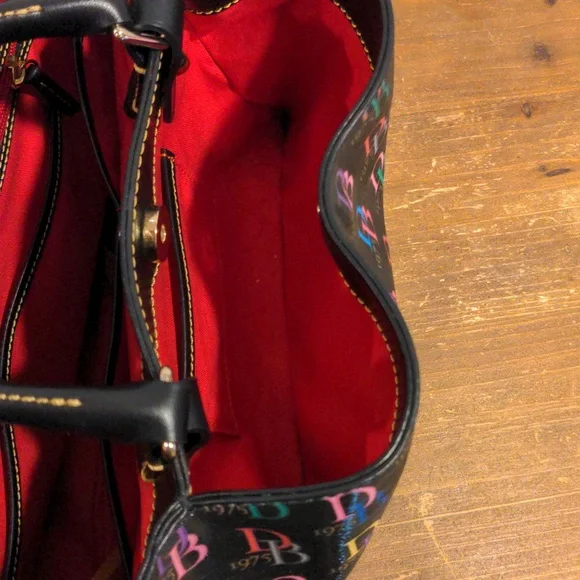 Dooney & Bourke DB75 Multi Brenna Satchel Handbag - Picture 5 of 12
